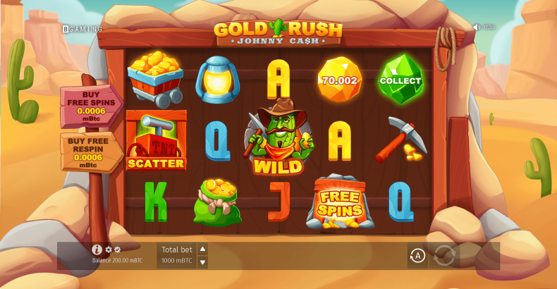 Exploring the Features and Gameplay of Gold Rush with Johnny Cash Casino Game